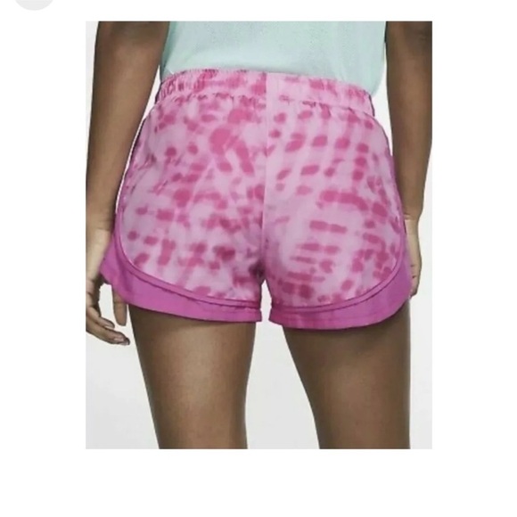 Nike Size Medium Pink Tie Dye Dri-Fit Sporty Athletic Shorts. - Picture 2 of 7